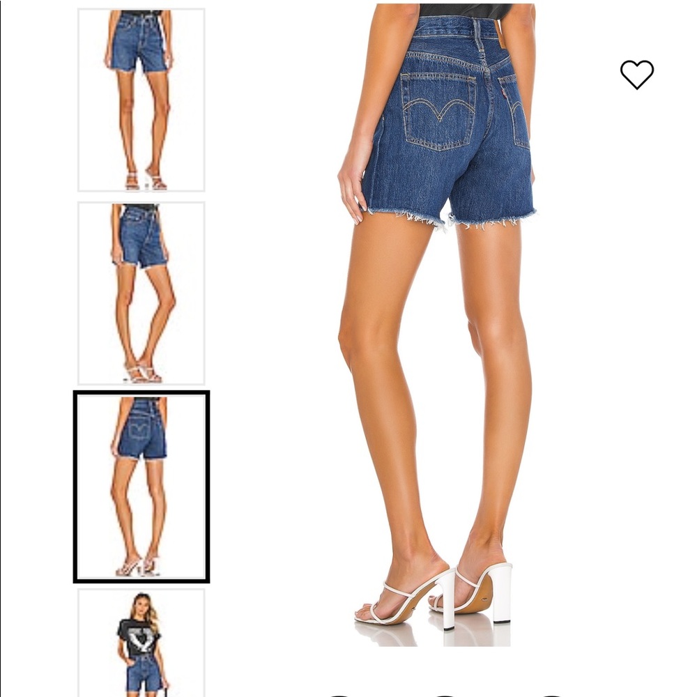 Levi's 501 high Rise Mid Thigh Shorts 🎀 - Picture 12 of 13
